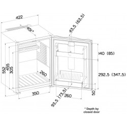 Минибар Dometic RH 131 LD купить в Санкт-Петербурге и Москве