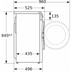 Узкая стиральная машина BOSCH WLW24L41OE купить в Санкт-Петербурге и Москве