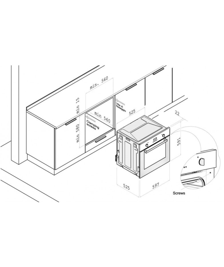Духовой шкаф Korting OKB 560 CFX