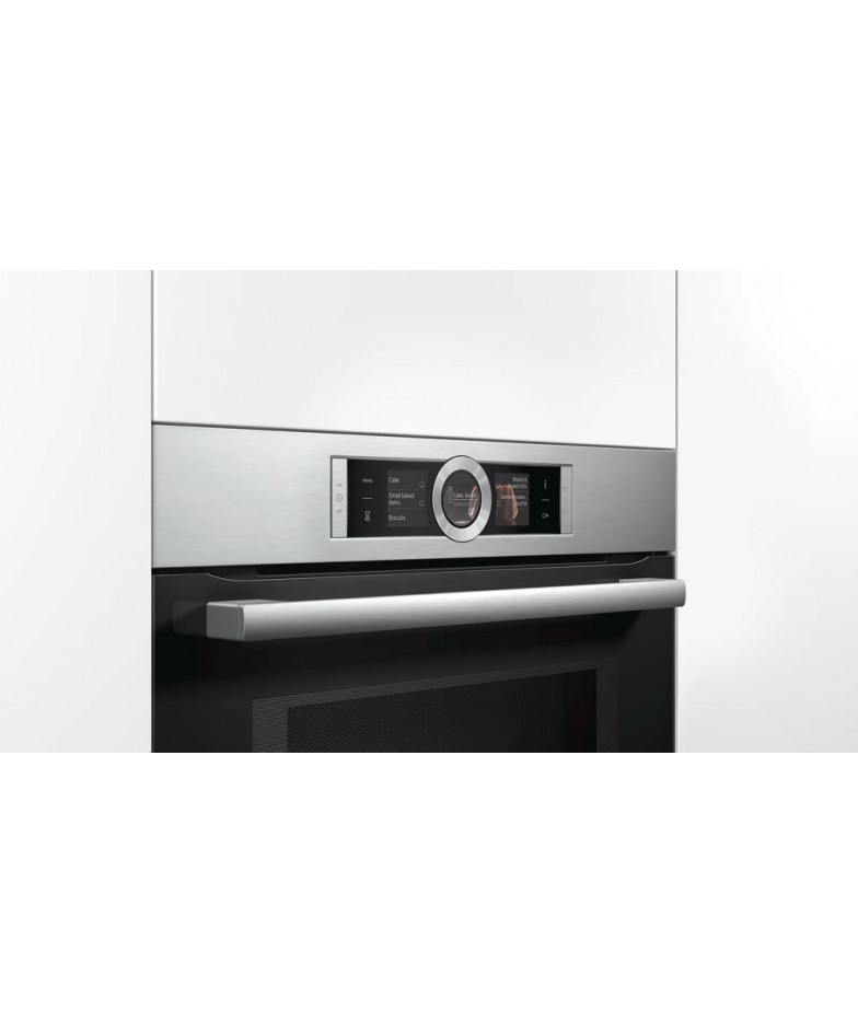 Компактный духовой шкаф Bosch CMG676BS1 купить в Санкт-Петербурге и Москве