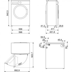 Стиральные машины SMEG WM3T60CRU купить в Санкт-Петербурге и Москве