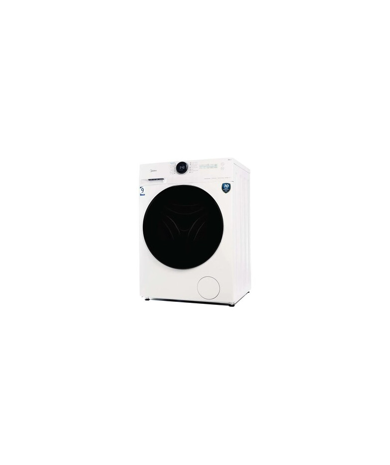Стиральная машина Midea MF200W90WBS/W-RU, с фронтальной загрузкой, с паром, 9кг, 1400об/мин, инверторная купить в Санкт-Петербур