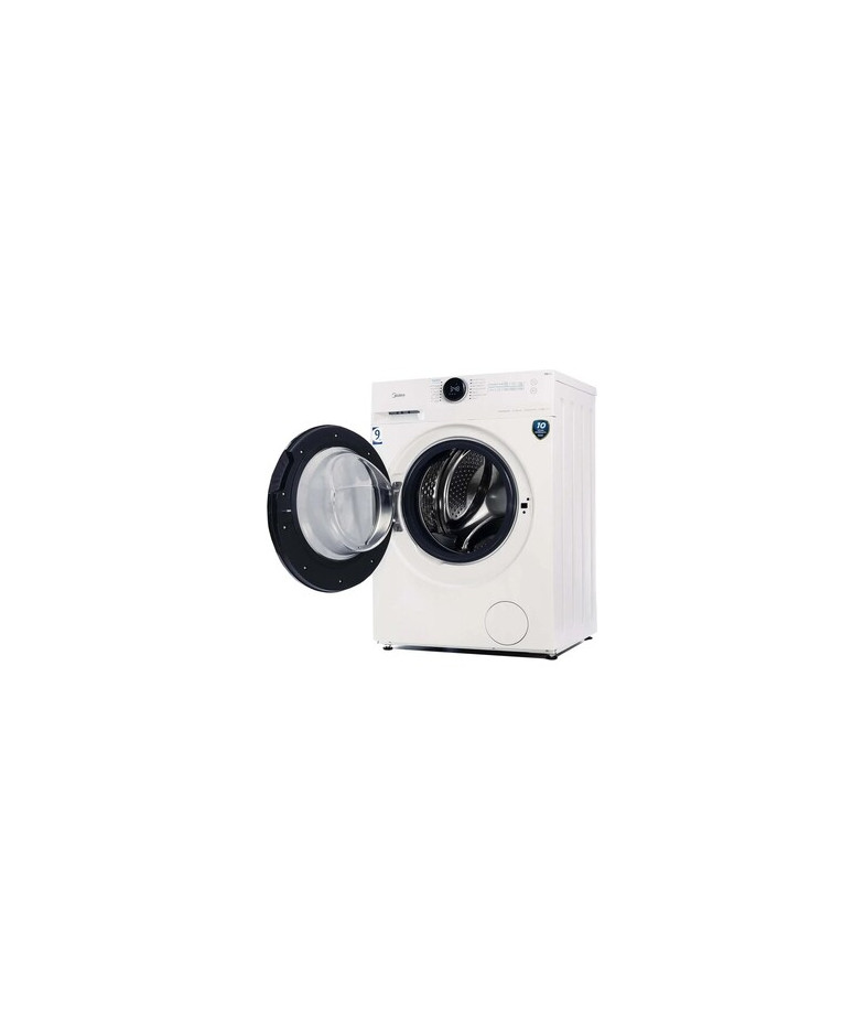 Стиральная машина Midea MF200W90WBS/W-RU, с фронтальной загрузкой, с паром, 9кг, 1400об/мин, инверторная купить в Санкт-Петербур