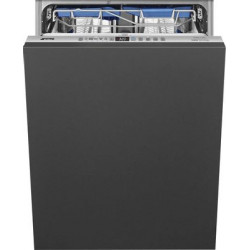 Встраиваемая посудомоечная машина SMEG STL333CL,  полноразмерная, ширина 59.8см, полновстраиваемая, загрузка 13 комплектов, сере