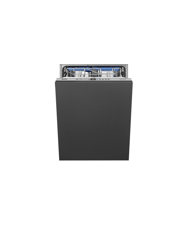 Встраиваемая посудомоечная машина SMEG STL333CL,  полноразмерная, ширина 59.8см, полновстраиваемая, загрузка 13 комплектов, сере