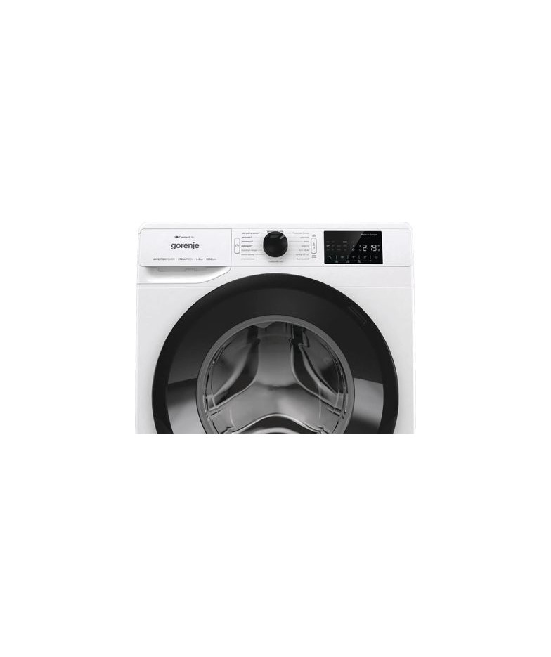 Стиральная машина узкая Gorenje WPNEI82SBSWIFI/C, с фронтальной загрузкой, с паром, 8кг, 1200об/мин, инверторная купить в Санкт-
