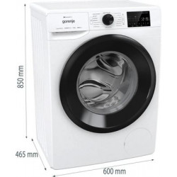 Стиральная машина узкая Gorenje WPNEI82SBSWIFI/C, с фронтальной загрузкой, с паром, 8кг, 1200об/мин, инверторная купить в Санкт-