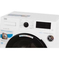 Стиральная машина  BEKO WSPE6H616W, с фронтальной загрузкой, с паром, 6.5кг, 1200об/мин, инверторная купить в Санкт-Петербурге
