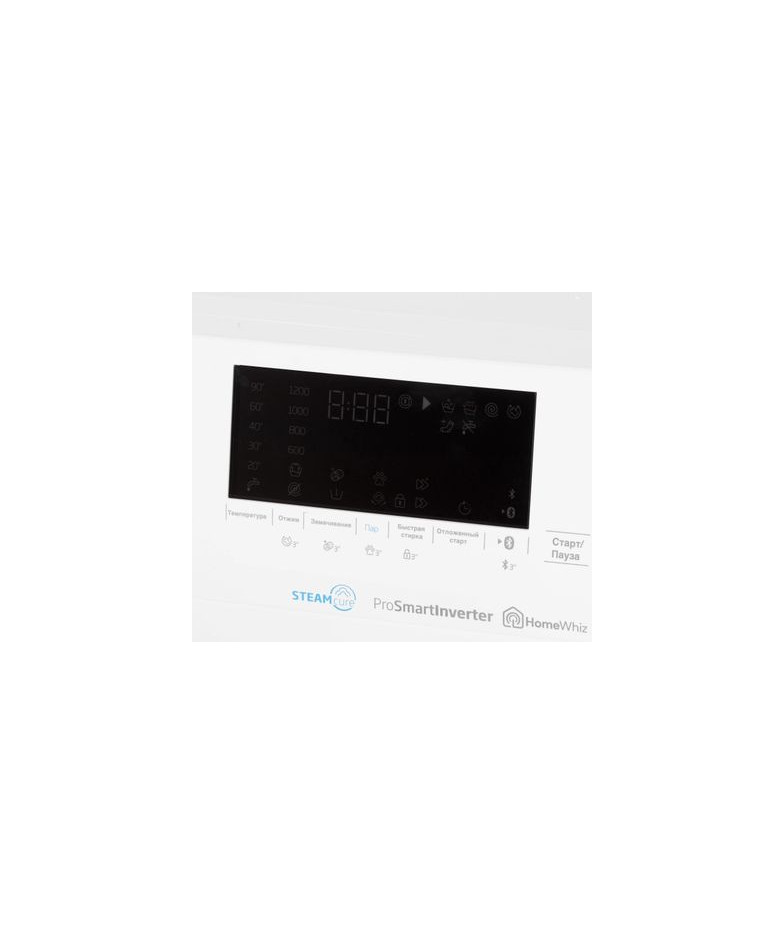 Стиральная машина  BEKO WSPE6H616W, с фронтальной загрузкой, с паром, 6.5кг, 1200об/мин, инверторная купить в Санкт-Петербурге