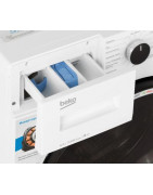 Стиральная машина  BEKO WSPE6H616W, с фронтальной загрузкой, с паром, 6.5кг, 1200об/мин, инверторная купить в Санкт-Петербурге