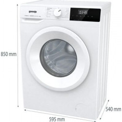 Стиральная машина Gorenje WNHPI84AS/R, с фронтальной загрузкой, с паром, 8кг, 1400об/мин, инверторная купить в Санкт-Петербурге