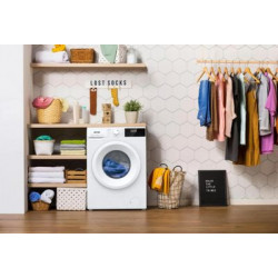 Стиральная машина Gorenje WNHPI84AS/R, с фронтальной загрузкой, с паром, 8кг, 1400об/мин, инверторная купить в Санкт-Петербурге