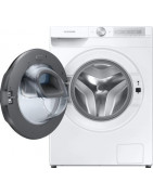 Стиральная машина Samsung WD10T654CBH/LP, с фронтальной загрузкой, с паром, 10.5кг, 1400об/мин, с сушкой, инверторная купить в С