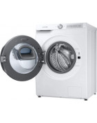 Стиральная машина Samsung WD10T654CBH/LP, с фронтальной загрузкой, с паром, 10.5кг, 1400об/мин, с сушкой, инверторная купить в С