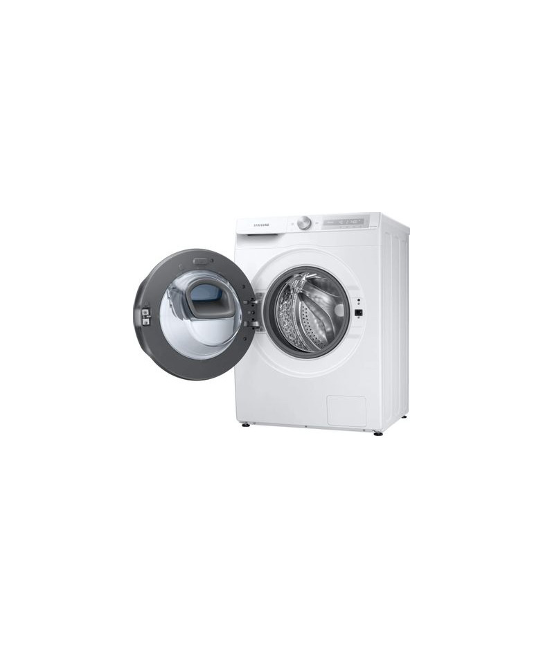 Стиральная машина Samsung WD10T654CBH/LP, с фронтальной загрузкой, с паром, 10.5кг, 1400об/мин, с сушкой, инверторная купить в С