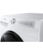 Стиральная машина Samsung WD10T654CBH/LP, с фронтальной загрузкой, с паром, 10.5кг, 1400об/мин, с сушкой, инверторная купить в С