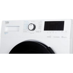 Стиральная машина  BEKO WDB7425R2W, с фронтальной загрузкой, с паром, 7кг, 1200об/мин, с сушкой, инверторная купить в Санкт-Пете