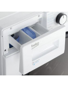 Стиральная машина  BEKO WDB7425R2W, с фронтальной загрузкой, с паром, 7кг, 1200об/мин, с сушкой, инверторная купить в Санкт-Пете