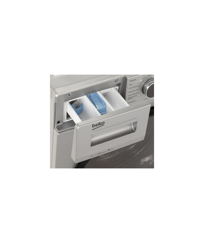 Стиральная машина  BEKO WSPE7H616S, с фронтальной загрузкой, с паром, 7.5кг, 1200об/мин, инверторная купить в Санкт-Петербурге