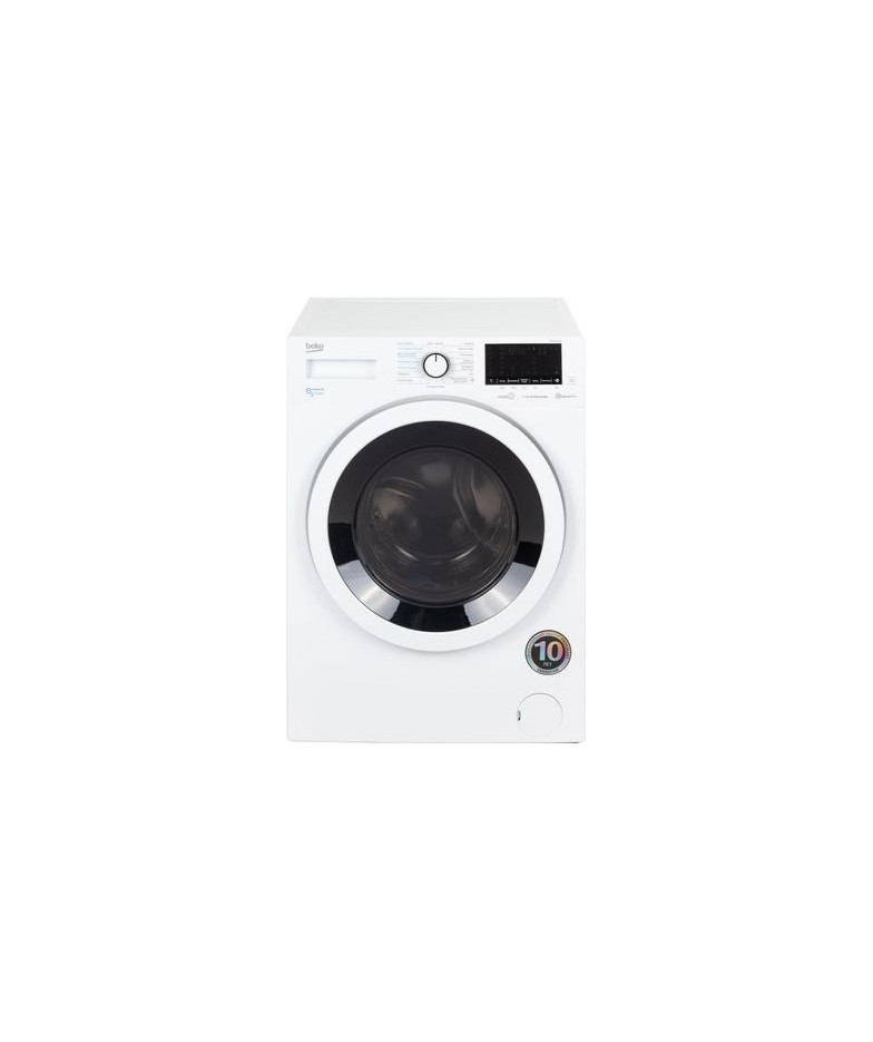 Стиральная машина  BEKO WDW85636B3, с фронтальной загрузкой, с паром, 8кг, 1200об/мин, с сушкой, инверторная(мех.повреждения) ку