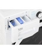 Стиральная машина  BEKO WDW85636B3, с фронтальной загрузкой, с паром, 8кг, 1200об/мин, с сушкой, инверторная(мех.повреждения) ку