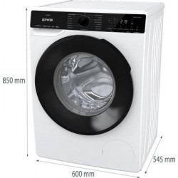 Стиральная машина Gorenje WPNA84A, с фронтальной загрузкой, с паром, 8кг, 1400об/мин, инверторная купить в Санкт-Петербурге