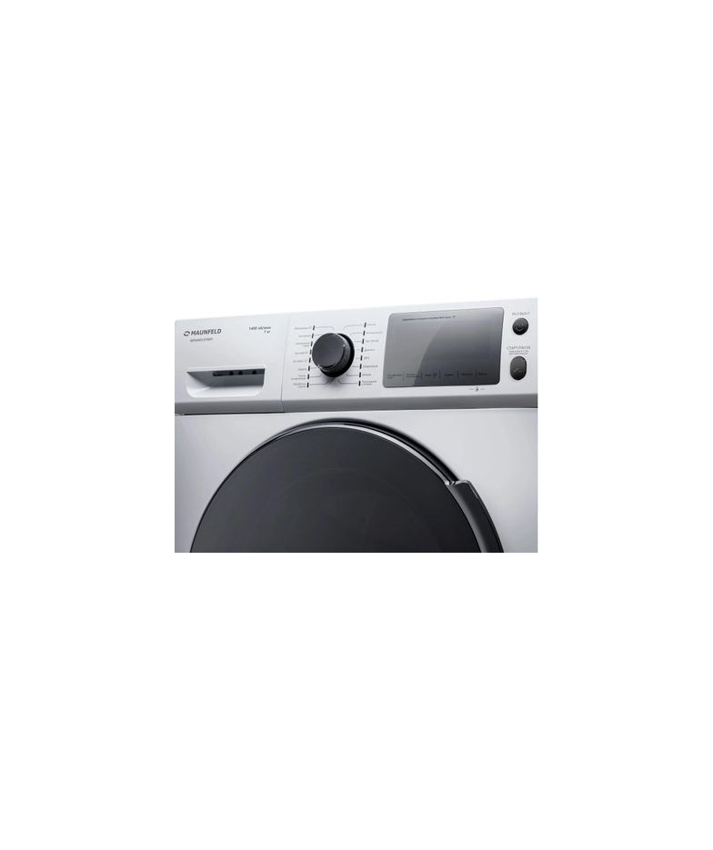 Стиральная машина MAUNFELD MFWM147WH, с фронтальной загрузкой, с паром, 7кг, 1400об/мин, инверторная купить в Санкт-Петербурге и