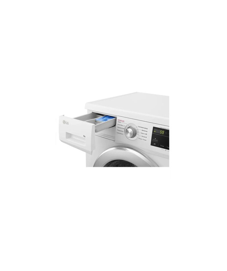 Стиральная машина LG F2J3NS2W, с фронтальной загрузкой, с паром, 6кг, 1200об/мин, инверторная купить в Санкт-Петербурге