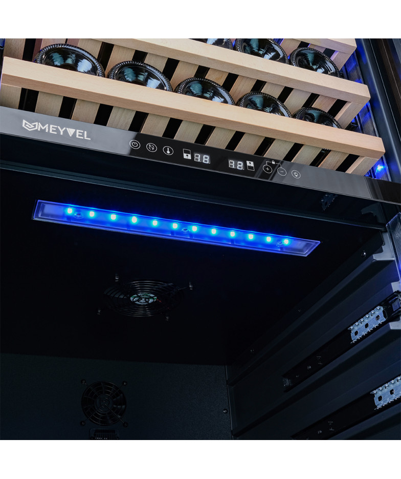 Винный шкаф Meyvel MV77PRO-KBT2 (Тёмный шоколад) купить в Санкт-Петербурге и Москве