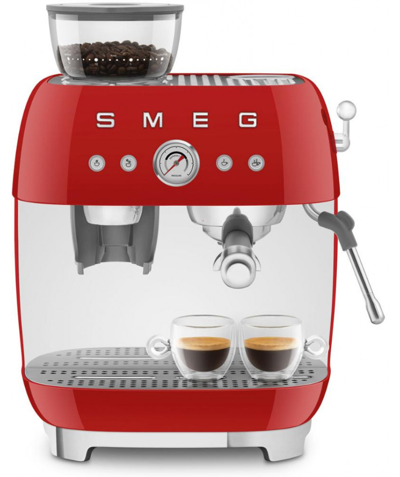 Эспрессо-кофемашина Smeg EGF03RDEU купить в Санкт-Петербурге и Москве