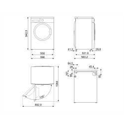 Стиральная машина Smeg WM3T84RU4 купить в Санкт-Петербурге