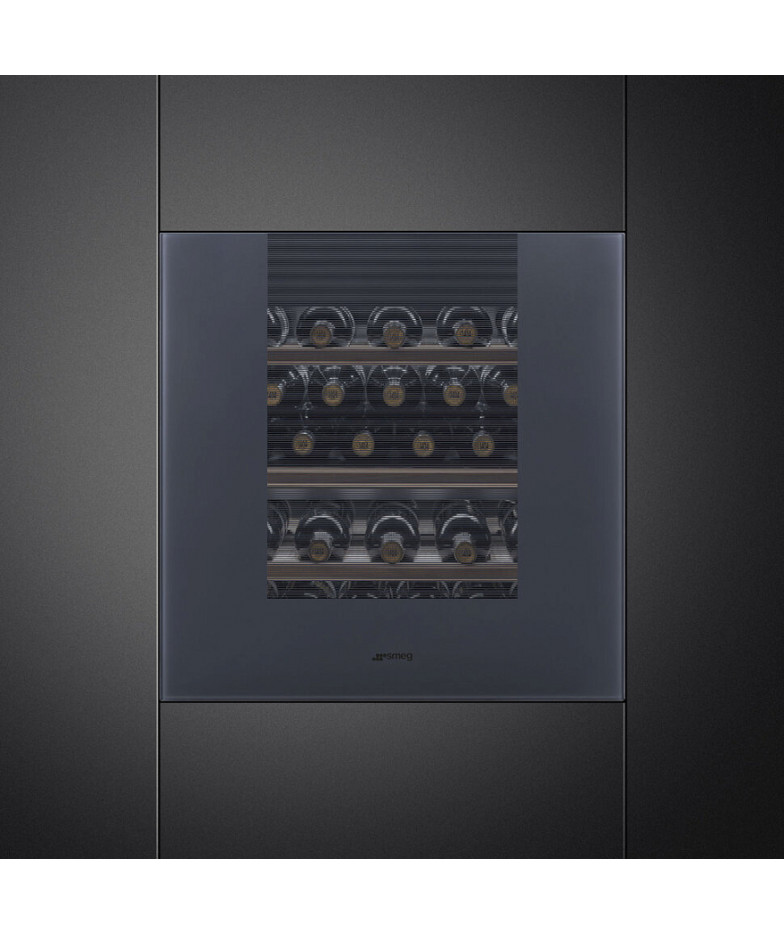 Встраиваемая холодильный шкаф для вина Smeg CVI129G купить в Санкт-Петербурге