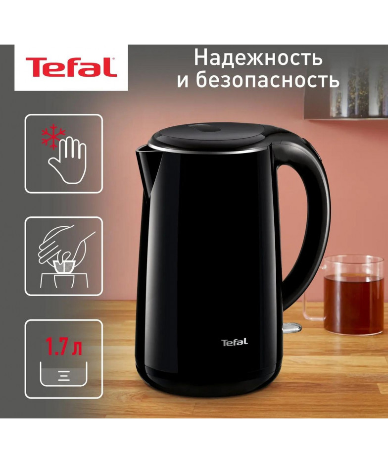 Чайник электрический Tefal KO260830, 1800Вт, черный купить в Санкт-Петербурге и Москве