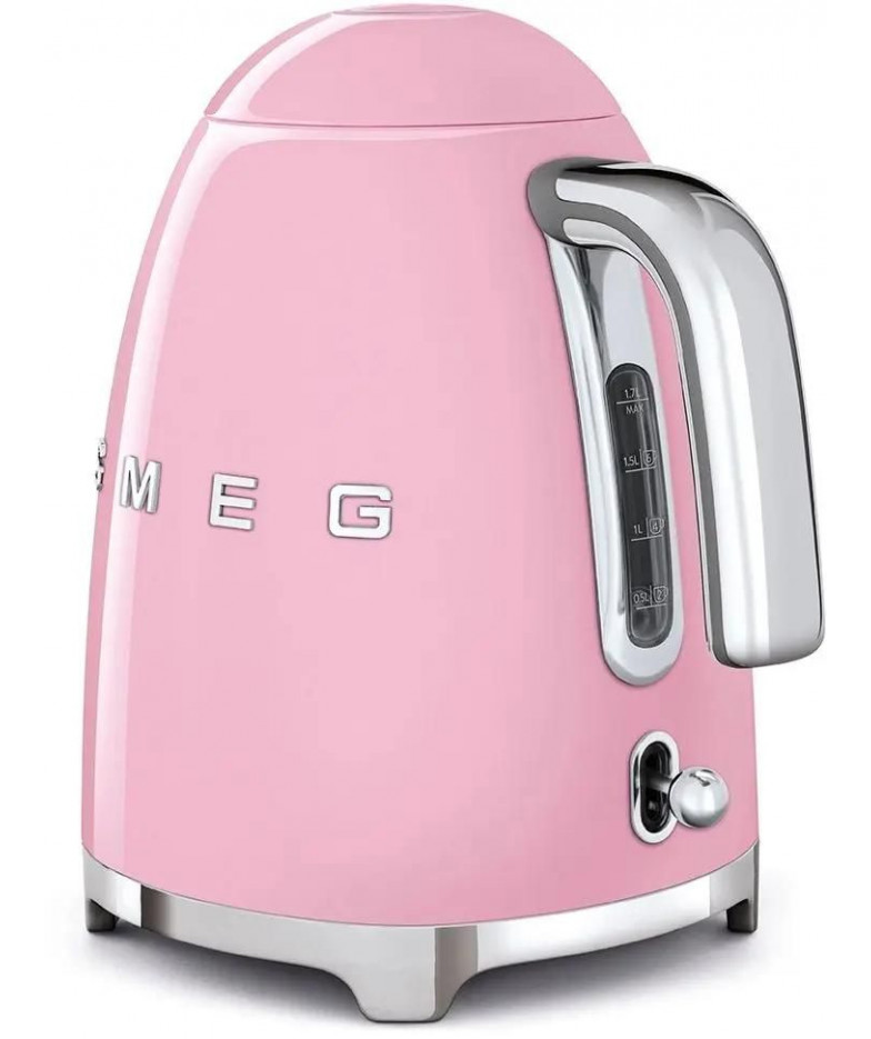 Чайник электрический SMEG KLF03PKEU, 2400Вт, розовый и серебристый купить в Санкт-Петербурге и Москве