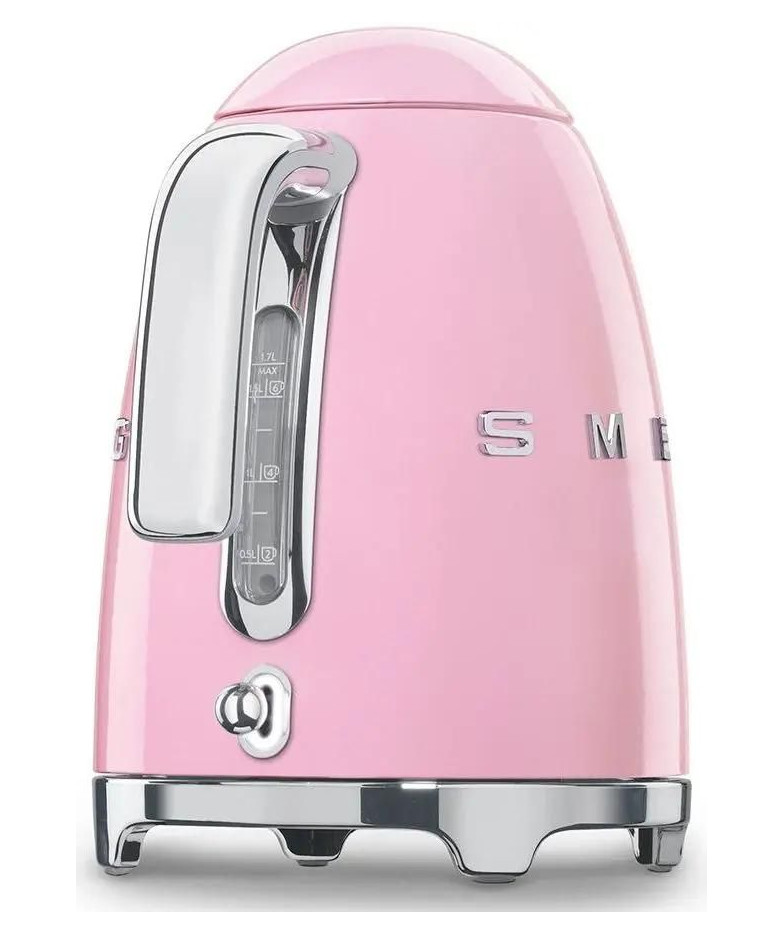 Чайник электрический SMEG KLF03PKEU, 2400Вт, розовый и серебристый купить в Санкт-Петербурге и Москве