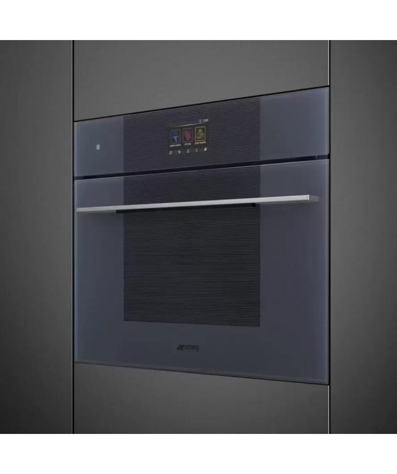 Компактный духовой шкаф с пароваркой шкаф Smeg SO4104APG