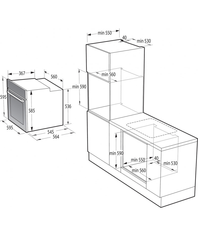 Духовой шкаф Gorenje BOS67371SYW