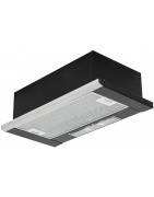 Вытяжка Krona Kamilla slim 600 black/inox (2 мотора) купить в Санкт-Петербурге и Москве