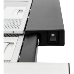 Вытяжка Krona Kamilla slim 600 black/inox (2 мотора) купить в Санкт-Петербурге и Москве