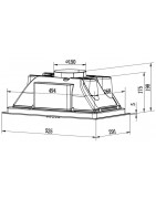 Вытяжка Krona AMELI LIGHT 600 INOX PB купить в Санкт-Петербурге и Москве