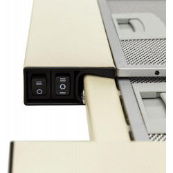 Встраиваемая вытяжка KRONA Kamilla slim 600 ivory (1 мотор) купить в Санкт-Петербурге и Москве