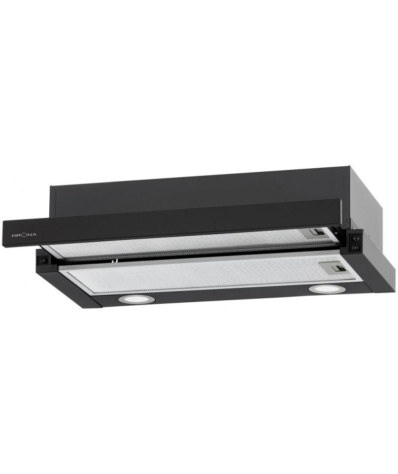 Встраиваемая вытяжка Krona KAMILLA T 600 BLACK (2 мотора)
