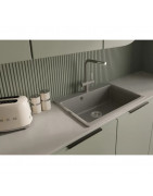 Смеситель для кухни Rivelato Lugano 1523513 grigio cromo с подключением к фильтру, хром/серый купить в Санкт-Петербурге и Москве