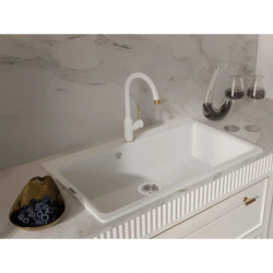 Смеситель для кухни Rivelato Garda 1923502 brina oro золотой/иней купить в Санкт-Петербурге и Москве