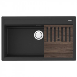 Кухонная мойка Artceramic Omoikiri Kitagawa 86-LB-GB графит 4993794 купить в Санкт-Петербурге и Москве