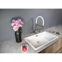 Кухонная мойка Artceramic Omoikiri Yamakawa 75-U/I-WH белый 4993782 купить в Санкт-Петербурге и Москве