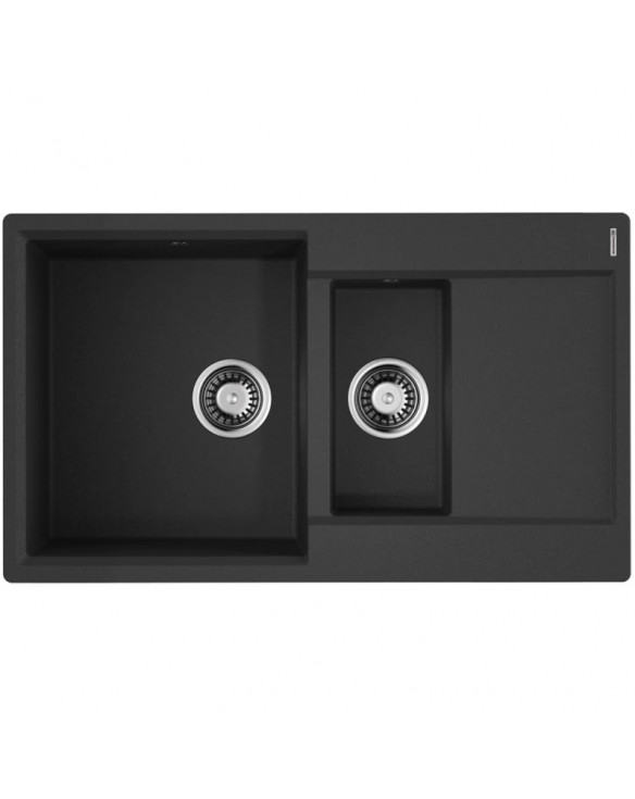 Кухонная мойка Artgranit Omoikiri Daisen 86-2-BL черный 4993477 купить в Санкт-Петербурге и Москве