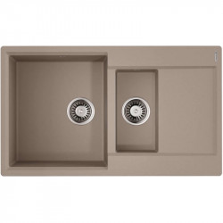 Кухонная мойка Artgranit Omoikiri Daisen 86-2-SA бежевый 4993478 купить в Санкт-Петербурге и Москве