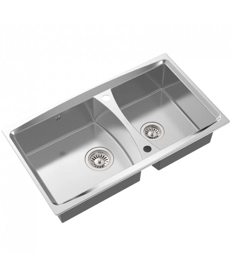 Кухонная мойка Oulin матовая сталь OL-S8203 купить в Санкт-Петербурге и Москве