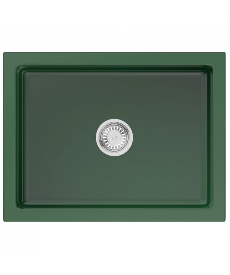 Кухонная мойка Natceramic Omoikiri Mikura 61-RG Glossy royal green 4911255 купить в Санкт-Петербурге и Москве
